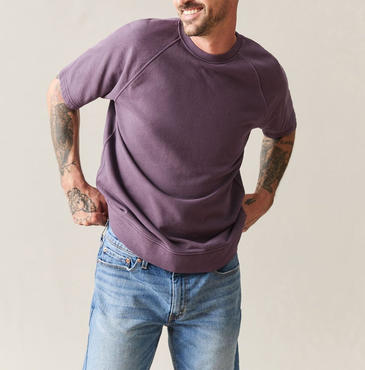 Keeping Washed Raglan Tee