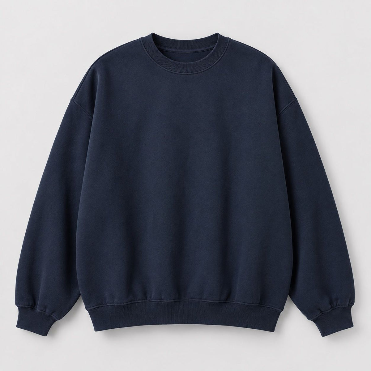 Keeping Blank Navy Crewneck