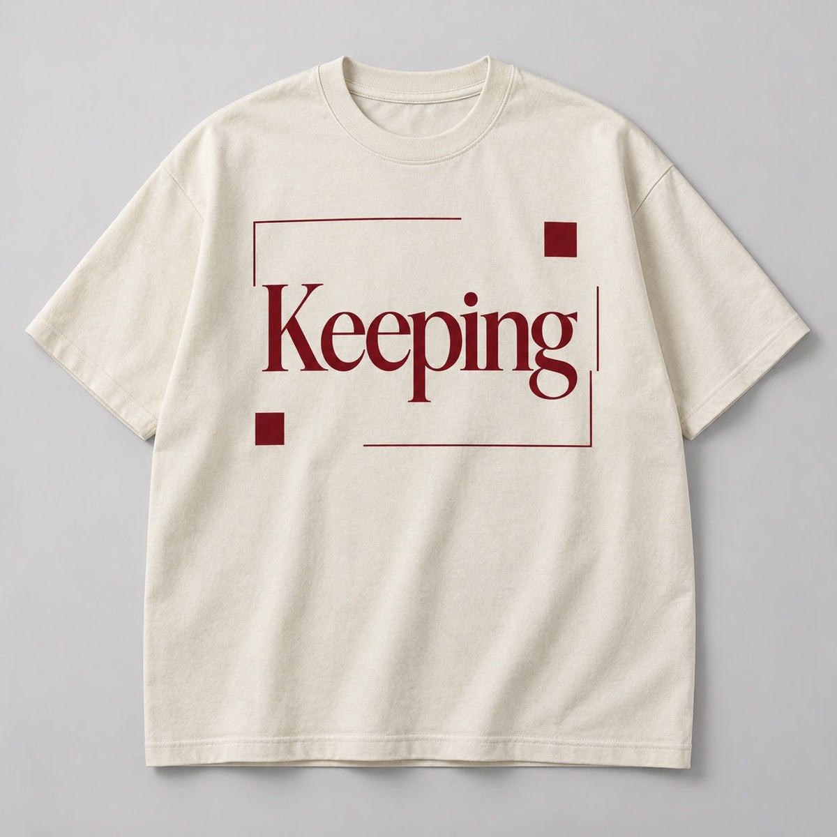 Keeping Archival Serif Frame Tee