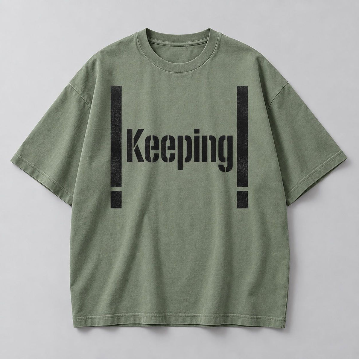 Keeping Stencil Pillar Tee