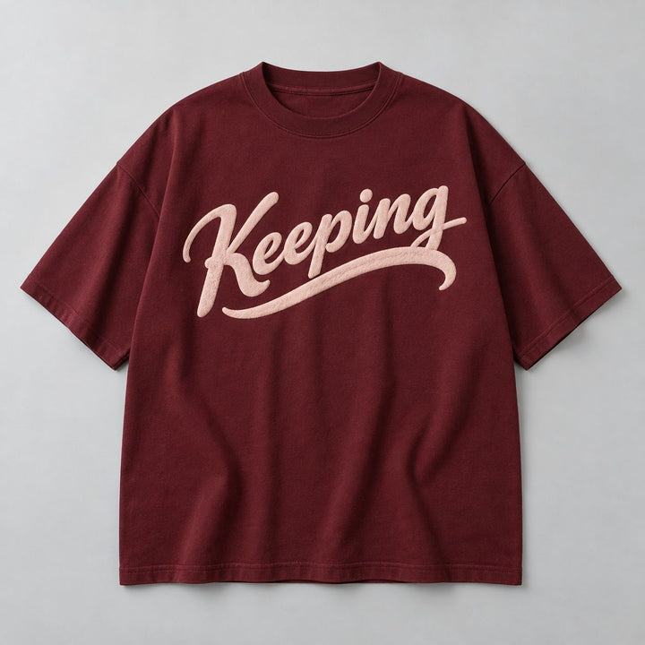 Keeping Wave Script Tee