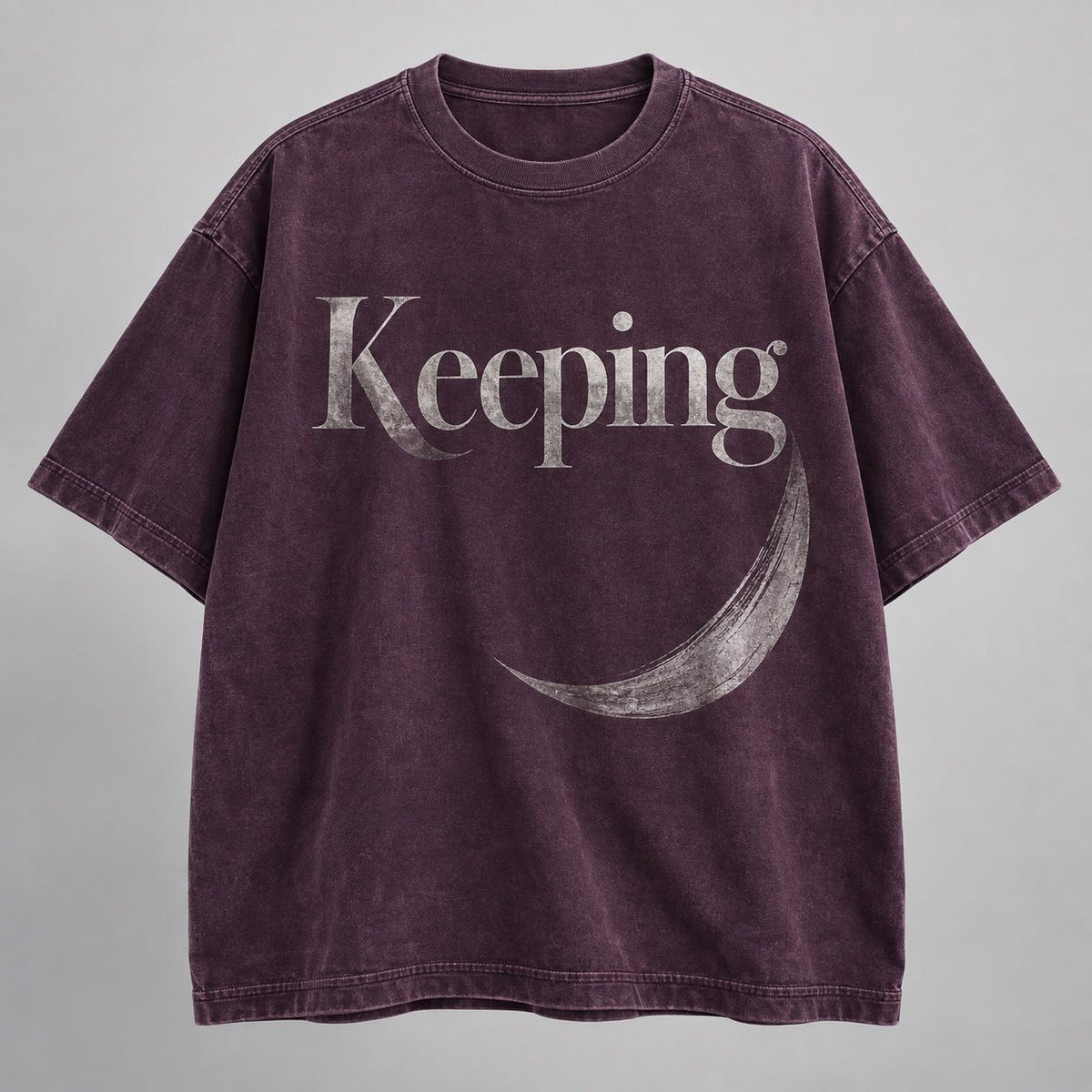 Keeping Metallic Crescent Tee