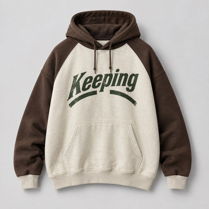 Keeping Raglan Arc Hoodie
