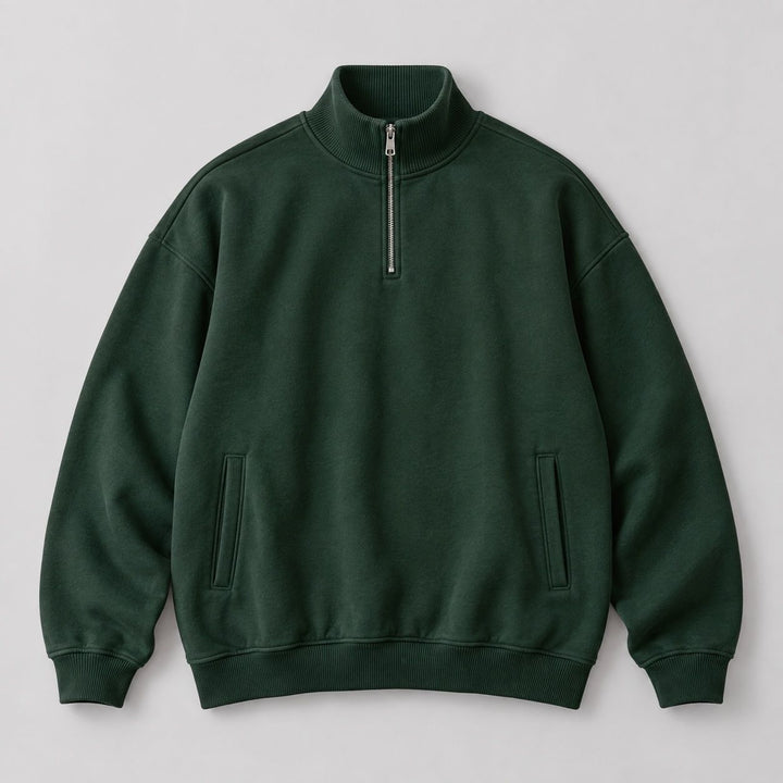 Keeping Half-Zip Stand Collar