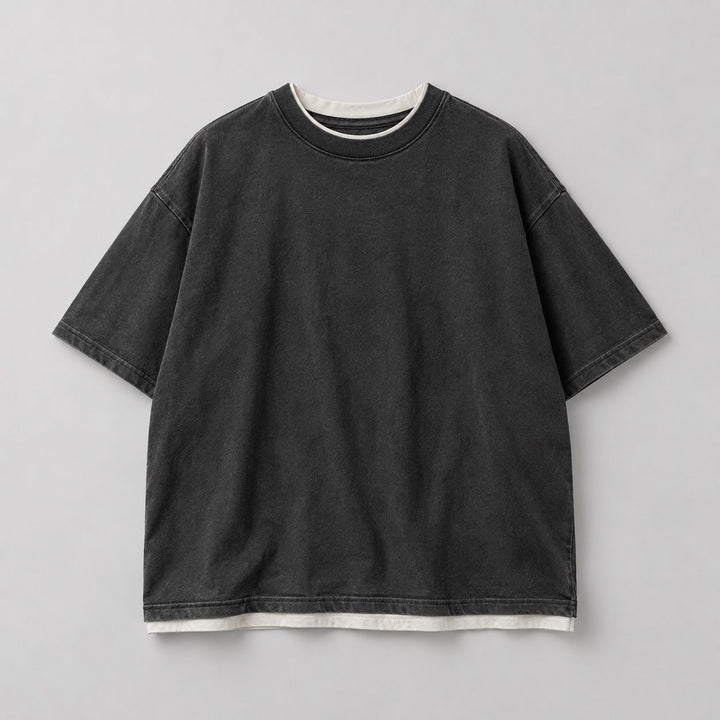Keeping Double-Hem Layer Tee