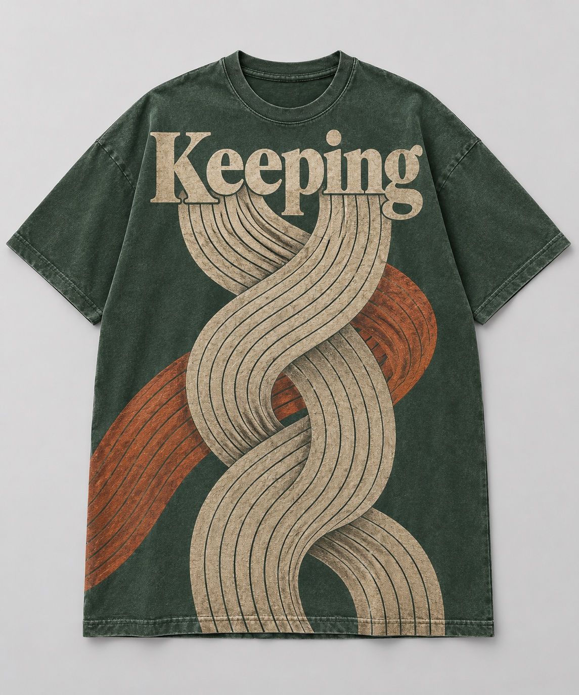 Keeping Woven Frequency Tee