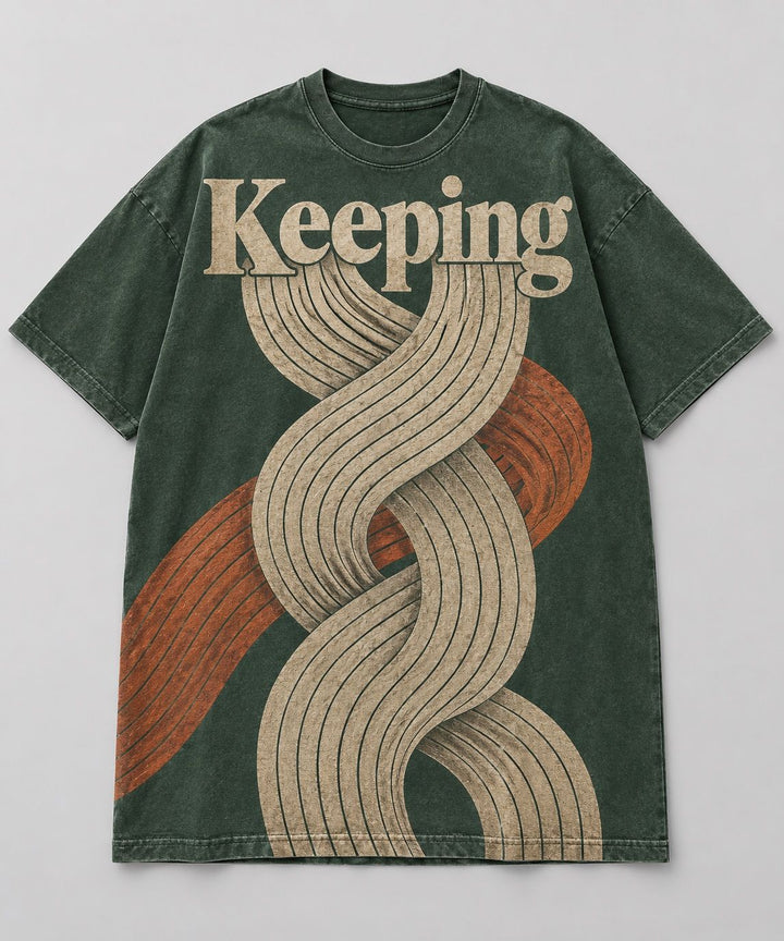 Keeping Woven Frequency Tee