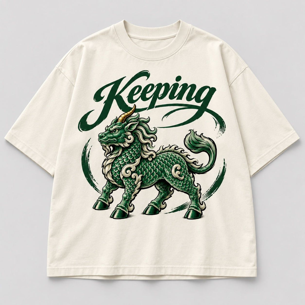 Keeping Jade Qilin Crest Tee