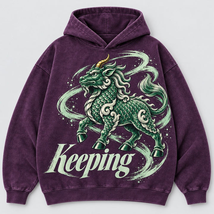 Keeping Qilin Orbit Pullover