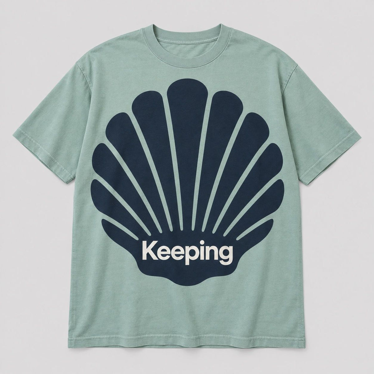 Keeping Scallop Form Tee