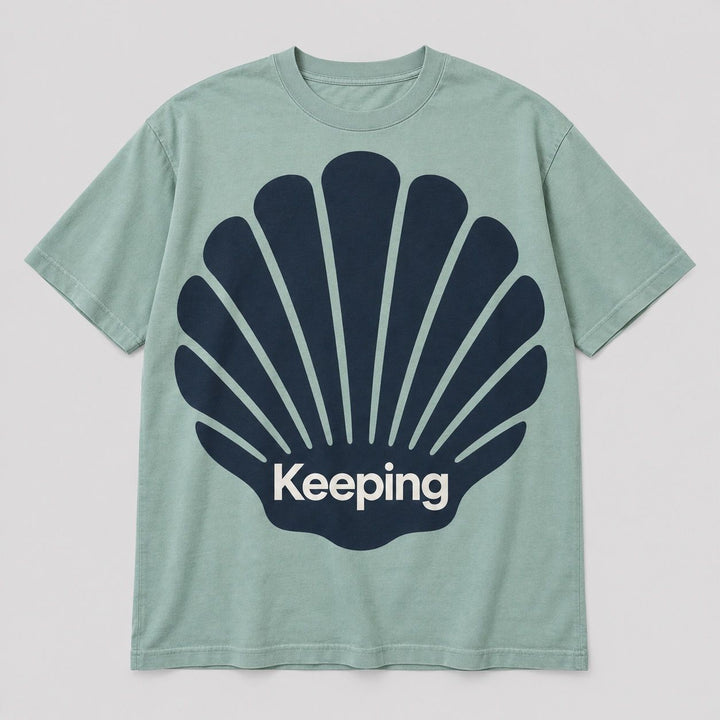 Keeping Scallop Form Tee