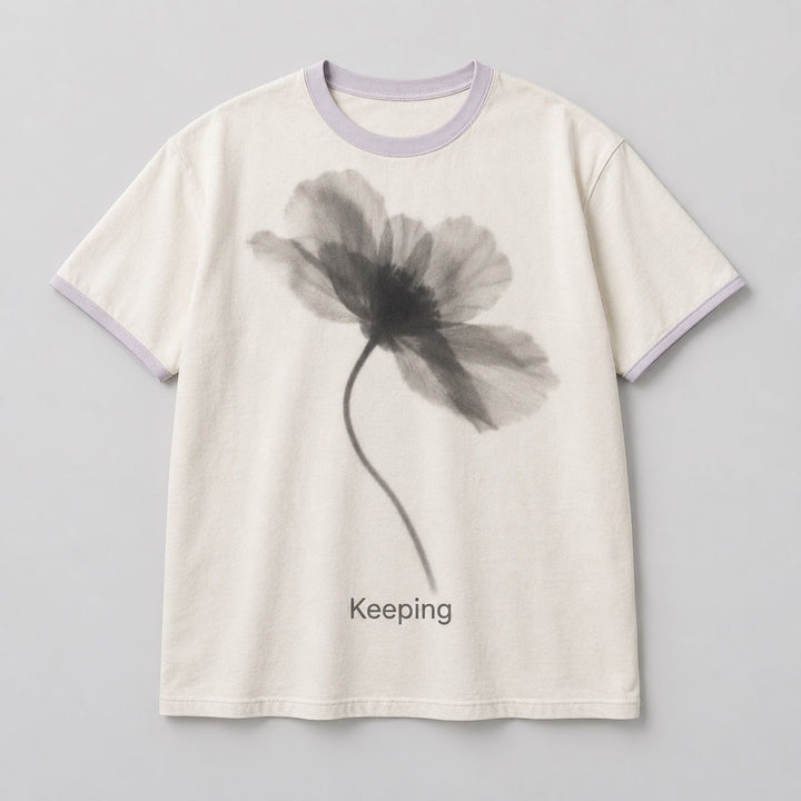 Keeping Flower Shadow Tee
