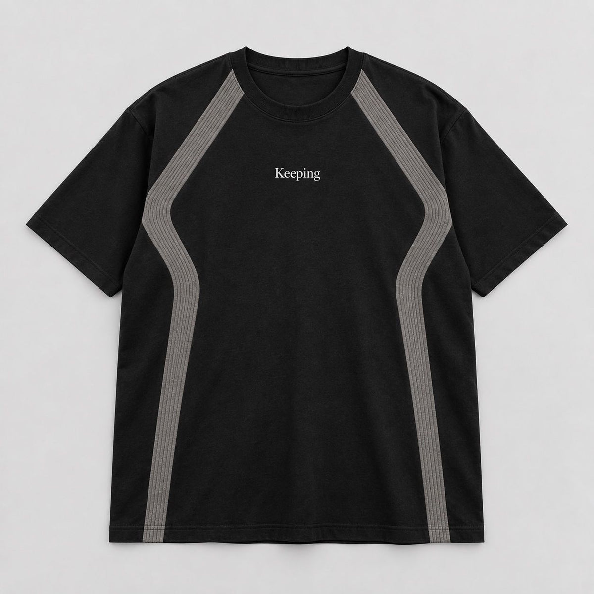 Keeping Angular Rib Panel Tee