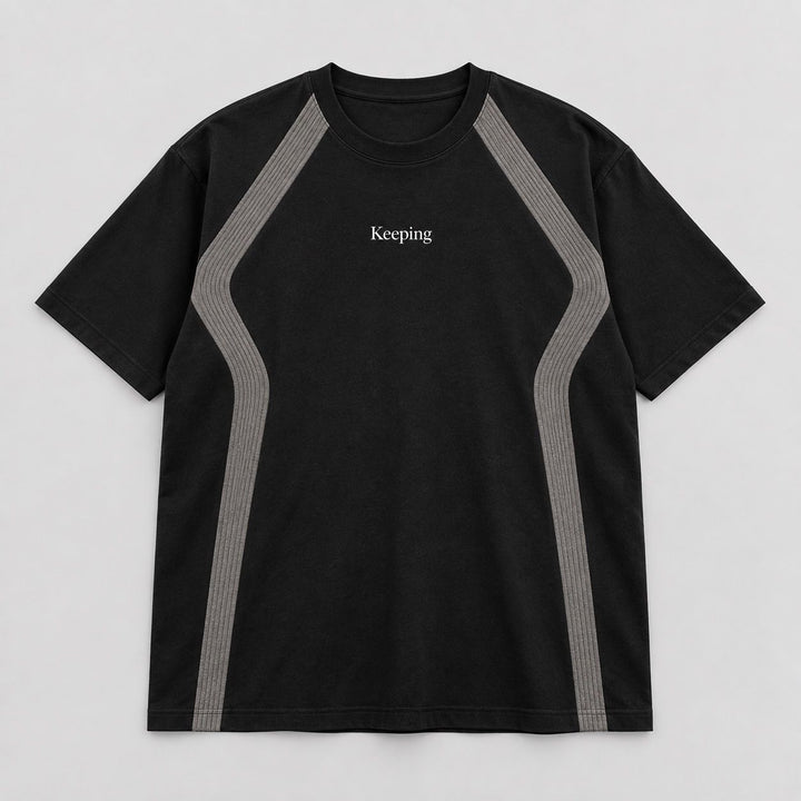 Keeping Angular Rib Panel Tee
